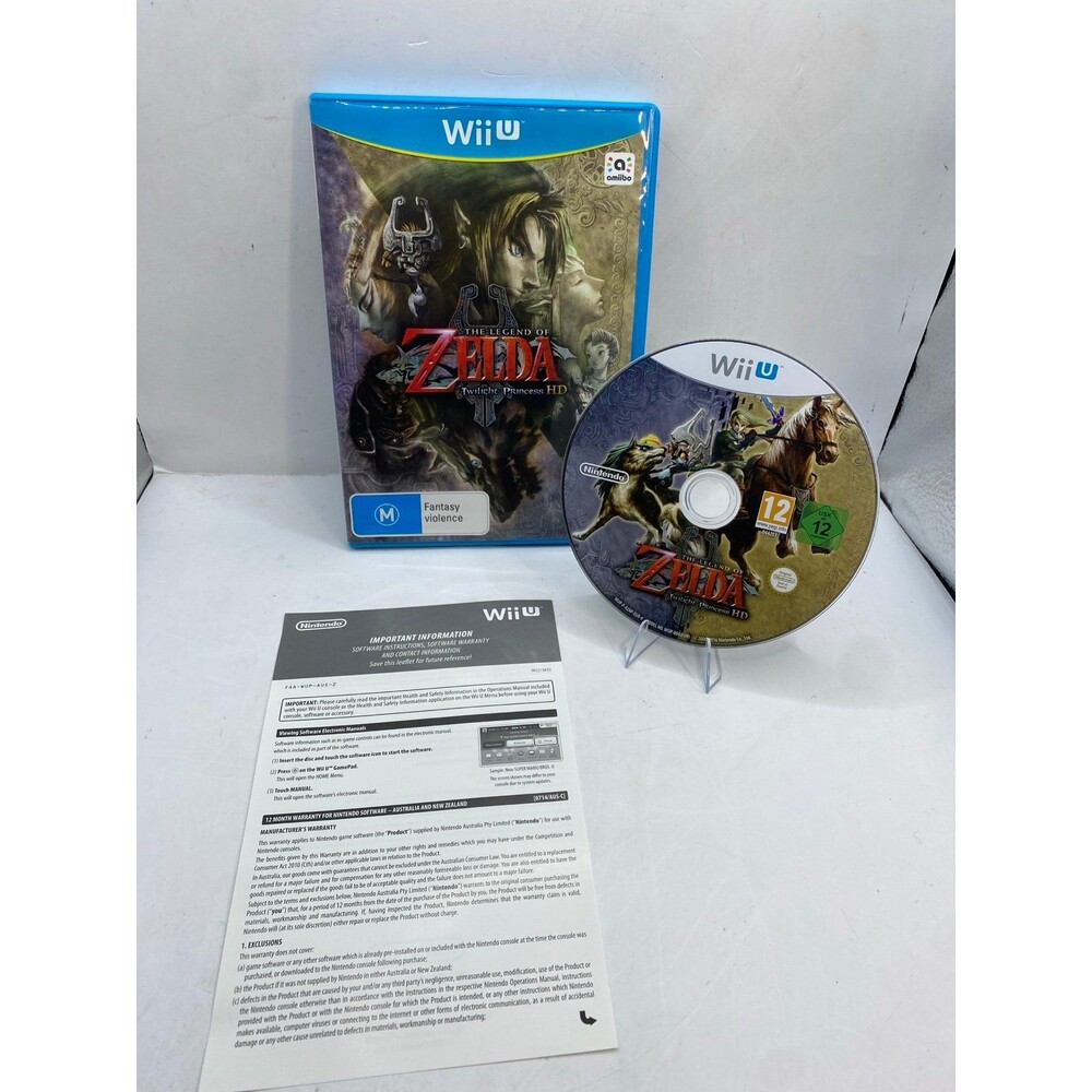 Nintendo Zelda: Twilight Princess HD Wii U PAL CIB
